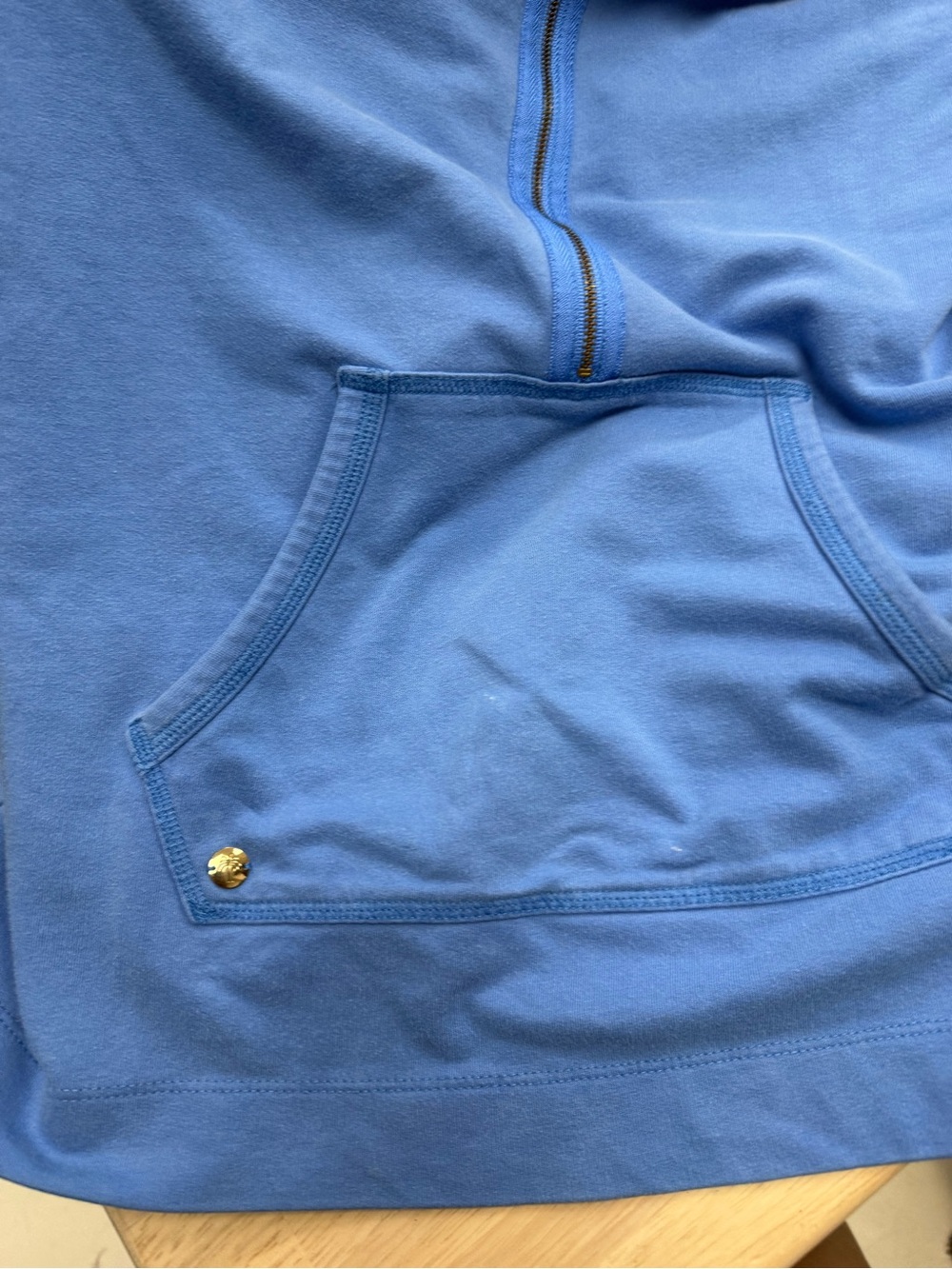 Lilly Pulitzer blue skipper half zip - Picture 5 of 6